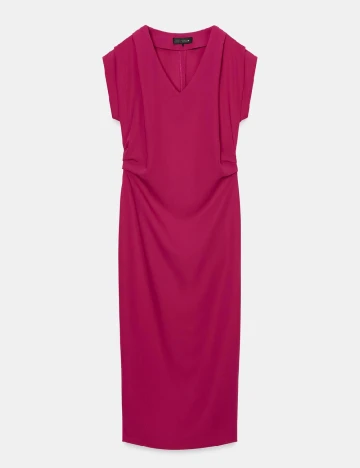 Rochie medie Zara, magenta