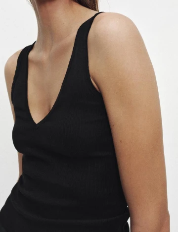 Top Zara, negru