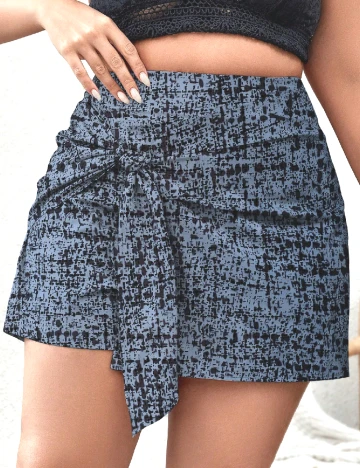 Fusta pantalon SHEIN CURVE, albastru