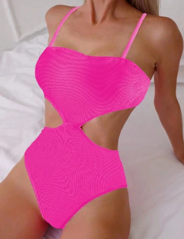 Costum de baie SHEIN, roz
