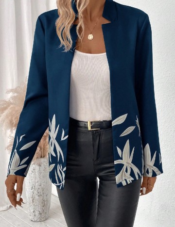 
						Blazer SHEIN, albastru