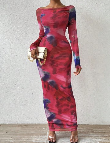 
						Rochie lunga SHEIN, mix culori