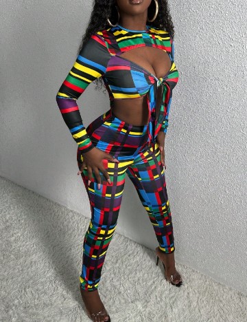 
						Salopeta SHEIN, mix culori