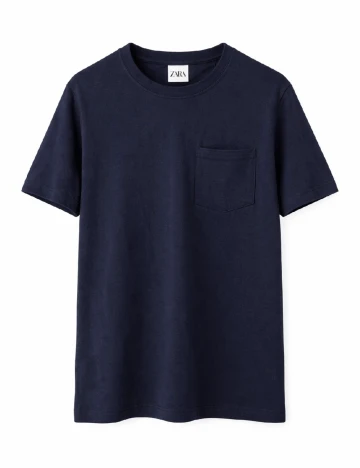 Tricou Zara, bleumarin