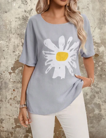 Bluza Emery Rose, albastru