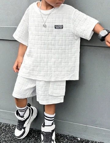 Compleu Shein Kids, alb