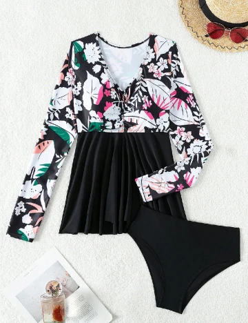 Costum de baie SHEIN, negru