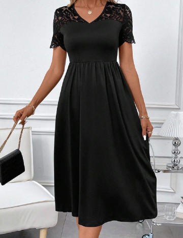 
						Rochie medie SHEIN, negru