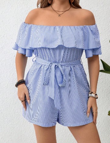 
						Salopeta SHEIN CURVE, albastru