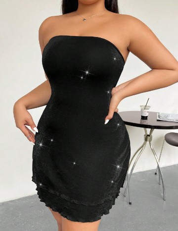 
						Rochie scurta SHEIN CURVE, negru