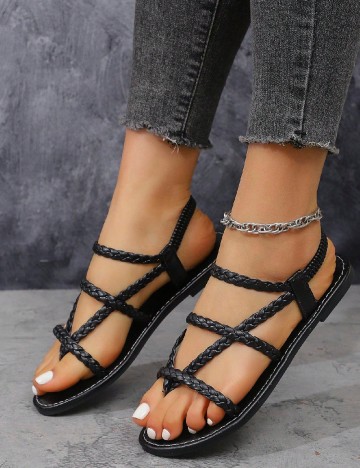 Sandale SHEIN, negru