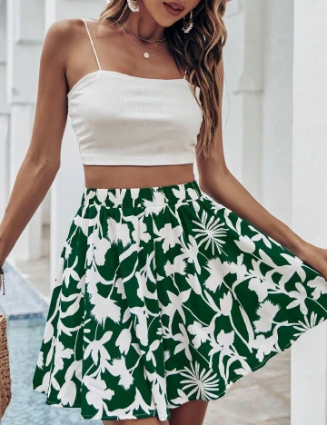 Pantaloni scurti SHEIN, verde