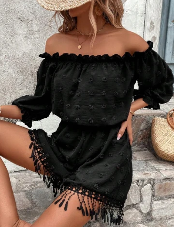 Salopeta SHEIN, negru