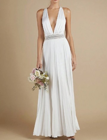 
						Rochie lunga SHEIN, alb