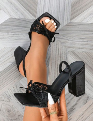 Sandale SHEIN, negru