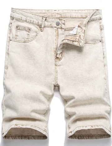 
						Pantaloni scurti SHEIN, crem