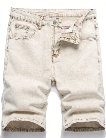 Pantaloni scurti SHEIN, crem