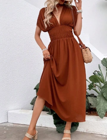 Rochie medie SHEIN, maro