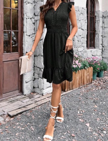 
						Rochie scurta Emery Rose, negru