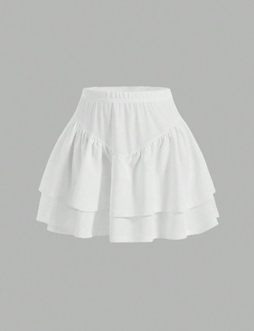 
						Fusta SHEIN CURVE, alb