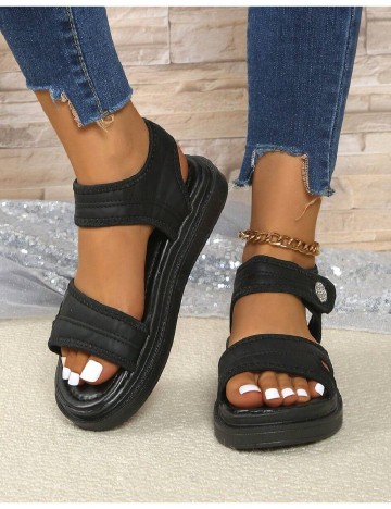 
						Sandale SHEIN, negru