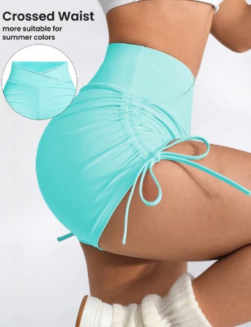 
						Colanti SHEIN, turcoaz