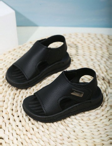 
						Sandale Shein Kids, negru