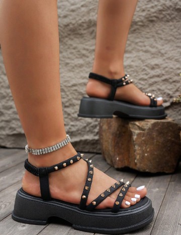 Sandale SHEIN, negru