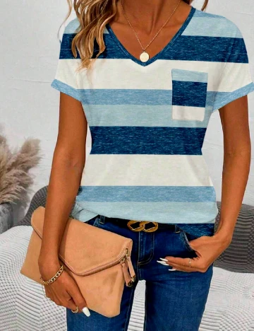 Tricou SHEIN, albastru