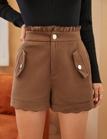 
						Pantaloni scurti SHEIN, maro