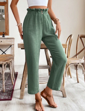 Pantaloni SHEIN, verde