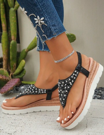 Sandale SHEIN, negru