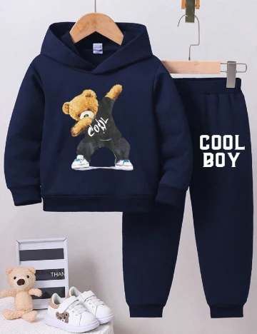 Compleu Shein Kids, bleumarin