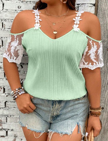 
						Bluza SHEIN CURVE, verde