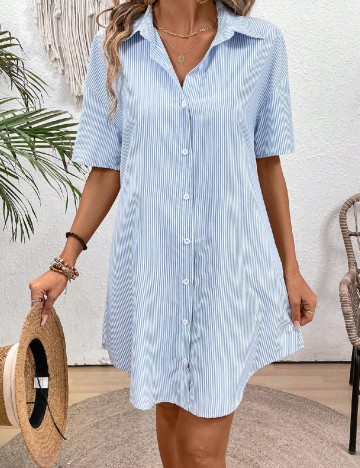 
						Rochie scurta SHEIN, albastru