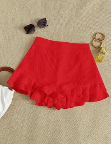 
						Pantaloni scurti SHEIN, rosu