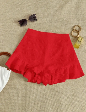 Pantaloni scurti SHEIN, rosu