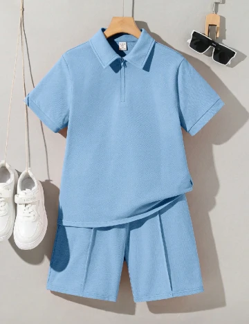 Compleu Shein Kids, albastru