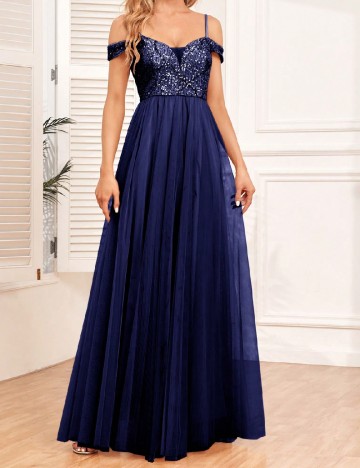 
						Rochie lunga SHEIN, bleumarin