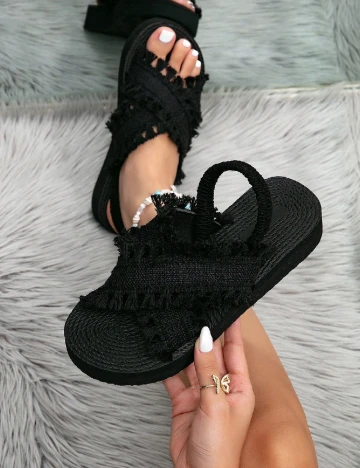 Sandale SHEIN, negru