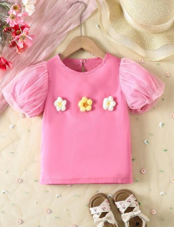 
						Tricou Shein Kids, roz