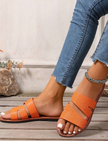 
						Slapi SHEIN, portocaliu