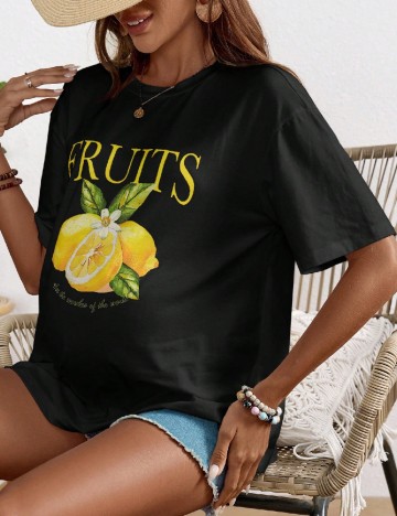 
						Tricou SHEIN Maternity, negru