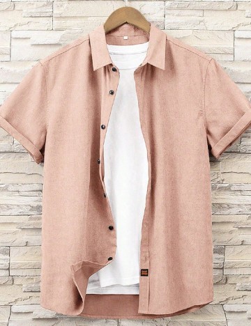 
						Camasa SHEIN, roz pudra