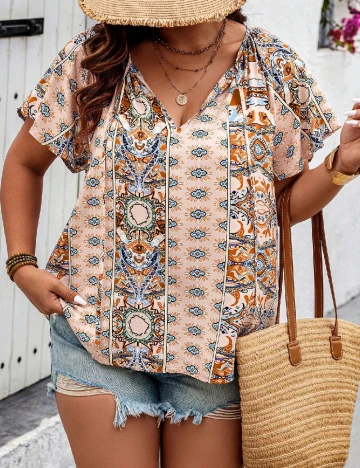 Bluza SHEIN CURVE, mix culori