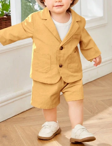 Compleu Shein Kids, mustar