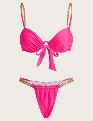 Costum de baie SHEIN, roz