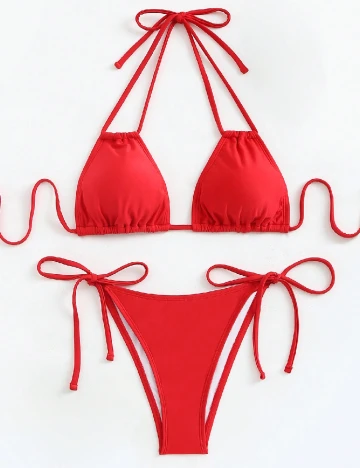 Costum de baie SHEIN, rosu