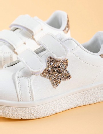 Adidasi Shein Kids, alb