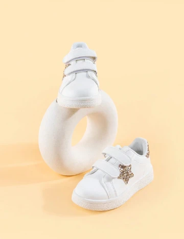 Adidasi Shein Kids, alb